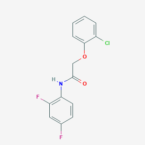 molecular formula C14H10ClF2NO2 B10864737 2-(2-chlorophenoxy)-N-(2,4-difluorophenyl)acetamide 