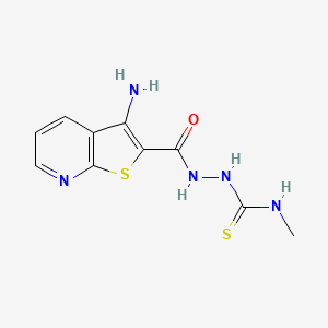 2-[(3-aminothieno[2,3-b]pyridin-2-yl)carbonyl]-N-methylhydrazinecarbothioamide