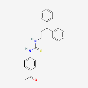 1-(4-Acetylphenyl)-3-(3,3-diphenylpropyl)thiourea