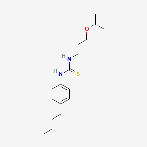 1-(4-Butylphenyl)-3-[3-(propan-2-yloxy)propyl]thiourea