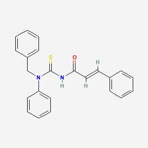 (2E)-N-[benzyl(phenyl)carbamothioyl]-3-phenylprop-2-enamide