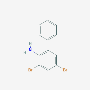 molecular formula C12H9Br2N B108650 3,5-Dibromobiphenyl-2-amine CAS No. 16372-95-5