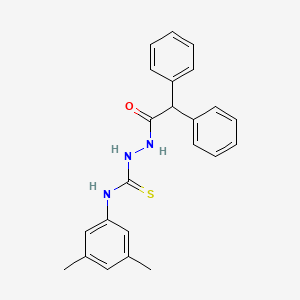 N-(3,5-dimethylphenyl)-2-(diphenylacetyl)hydrazinecarbothioamide