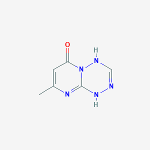 8-methyl-1,4-dihydro-6H-pyrimido[1,2-b][1,2,4,5]tetrazin-6-one