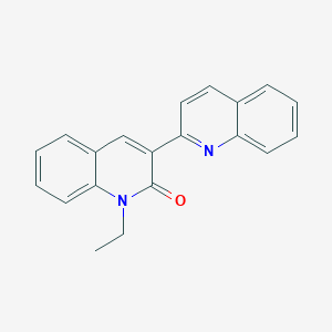 1-Ethyl-3-(2-quinolyl)-2(1H)-quinolinone