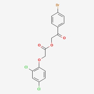 2-(4-Bromophenyl)-2-oxoethyl (2,4-dichlorophenoxy)acetate