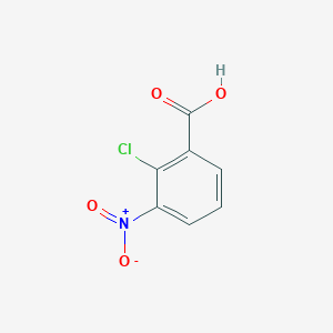 molecular formula C7H4ClNO4 B108654 2-氯-3-硝基苯甲酸 CAS No. 3970-35-2