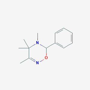 molecular formula C13H18N2O B10865440 3,4,4,5-tetramethyl-6-phenyl-5,6-dihydro-4H-1,2,5-oxadiazine 