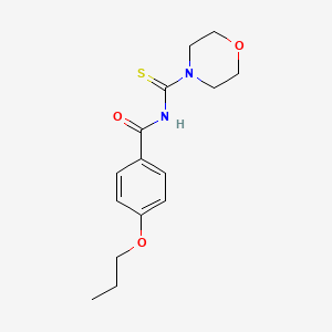 N-(morpholin-4-ylcarbonothioyl)-4-propoxybenzamide