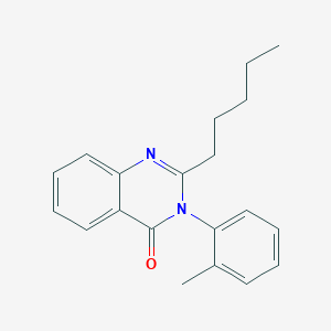 molecular formula C20H22N2O B10865466 3-(2-Methylphenyl)-2-pentylquinazolin-4-one 