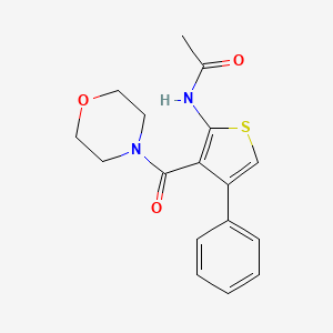 N-[3-(morpholin-4-ylcarbonyl)-4-phenylthiophen-2-yl]acetamide