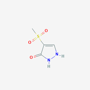 4-methanesulfonyl-1H-pyrazol-5-ol