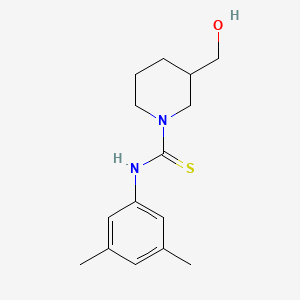 N-(3,5-dimethylphenyl)-3-(hydroxymethyl)piperidine-1-carbothioamide