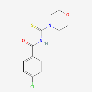 4-(N-(4-chlorobenzoyl)(thiocarbamoyl))morpholine