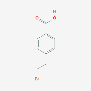 molecular formula C9H9BrO2 B108659 4-(2-溴乙基)苯甲酸 CAS No. 52062-92-7