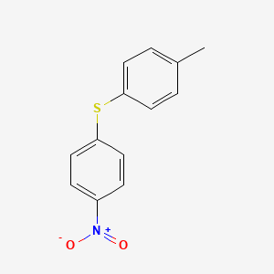 molecular formula C13H11NO2S B10866041 p-((p-Nitrophenyl)thio)toluene CAS No. 22865-48-1