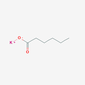 molecular formula C6H11KO2 B108662 Hexanoic acid, potassium salt CAS No. 19455-00-6