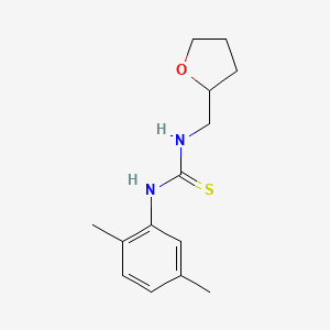 1-(2,5-Dimethylphenyl)-3-(tetrahydrofuran-2-ylmethyl)thiourea