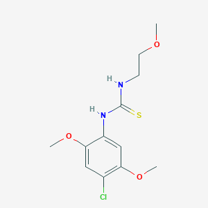 1-(4-Chloro-2,5-dimethoxyphenyl)-3-(2-methoxyethyl)thiourea