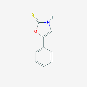 molecular formula C9H7NOS B108667 5-苯基-1,3-噁唑-2-硫醇 CAS No. 16172-23-9