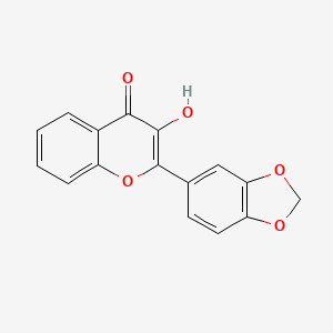 molecular formula C16H10O5 B10866720 2-Benzo[1,3]dioxol-5-yl-3-hydroxy-chromen-4-one 