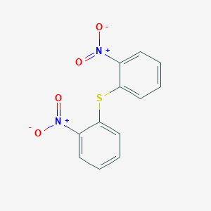 molecular formula C12H8N2O4S B108668 苯，1,1'-硫代双[2-硝基- CAS No. 22100-66-9