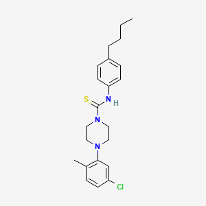 N-(4-butylphenyl)-4-(5-chloro-2-methylphenyl)piperazine-1-carbothioamide