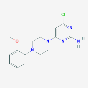 4-Chloro-6-[4-(2-methoxyphenyl)piperazin-1-yl]pyrimidin-2-amine