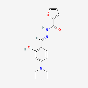 N'-{(E)-[4-(diethylamino)-2-hydroxyphenyl]methylidene}furan-2-carbohydrazide