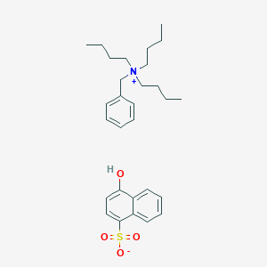 B010867 Benzenemethanaminium, N,N,N-tributyl-, salt with 4-hydroxy-1-naphthalenesulfonic acid (1:1) CAS No. 102561-46-6