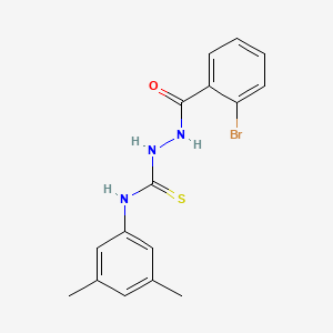 2-[(2-bromophenyl)carbonyl]-N-(3,5-dimethylphenyl)hydrazinecarbothioamide