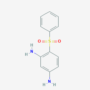 molecular formula C12H12N2O2S B108673 4-Benzenesulfonyl-m-phenylenediamine CAS No. 116435-84-8