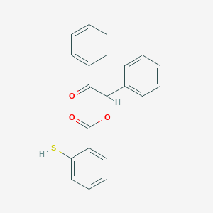 2-Oxo-1,2-diphenylethyl 2-sulfanylbenzoate