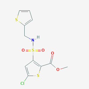 Methyl 5-chloro-3-[(thiophen-2-ylmethyl)sulfamoyl]thiophene-2-carboxylate