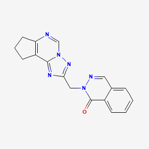 2-(8,9-Dihydro-7H-cyclopenta[E][1,2,4]triazolo[1,5-C]pyrimidin-2-ylmethyl)-1(2H)-phthalazinone