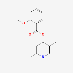 1,2,5-Trimethyl-4-piperidyl 2-methoxybenzoate