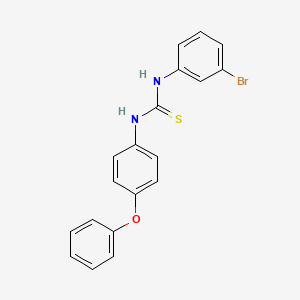 molecular formula C19H15BrN2OS B10867445 1-(3-Bromophenyl)-3-(4-phenoxyphenyl)thiourea 