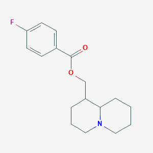 molecular formula C17H22FNO2 B10867469 octahydro-2H-quinolizin-1-ylmethyl 4-fluorobenzoate 