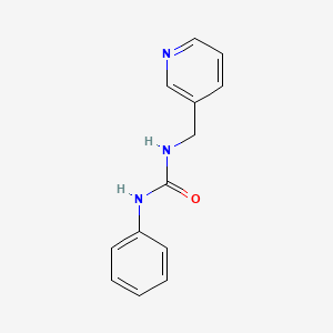 molecular formula C13H13N3O B10867498 1-Phenyl-3-(pyridin-3-ylmethyl)urea CAS No. 53101-95-4