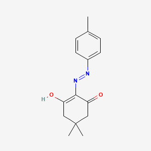 5,5-Dimethyl-2-[2-(4-methylphenyl)hydrazinylidene]cyclohexane-1,3-dione