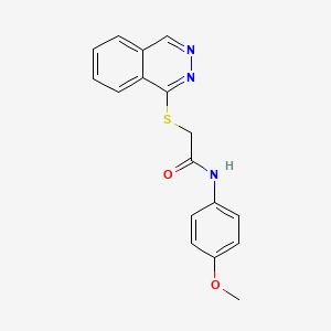 molecular formula C17H15N3O2S B10867673 N-(4-methoxyphenyl)-2-(phthalazin-1-ylthio)acetamide 