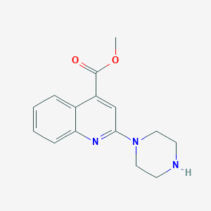 Methyl 2-(piperazin-1-yl)quinoline-4-carboxylate