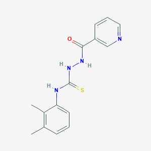 N-(2,3-dimethylphenyl)-2-(pyridin-3-ylcarbonyl)hydrazinecarbothioamide