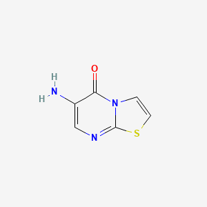 molecular formula C6H5N3OS B10867992 6-amino-5H-thiazolo[3,2-a]pyrimidin-5-one 