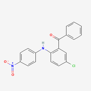 {5-Chloro-2-[(4-nitrophenyl)amino]phenyl}(phenyl)methanone