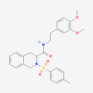 N-[2-(3,4-dimethoxyphenyl)ethyl]-2-[(4-methylphenyl)sulfonyl]-1,2,3,4-tetrahydroisoquinoline-3-carboxamide