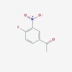 molecular formula C8H6FNO3 B108681 4'-氟-3'-硝基苯乙酮 CAS No. 400-93-1