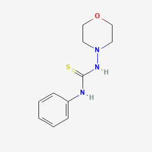 molecular formula C11H15N3OS B10868192 1-Morpholin-4-yl-3-phenylthiourea 