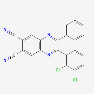 2-(2,3-Dichlorophenyl)-3-phenylquinoxaline-6,7-dicarbonitrile