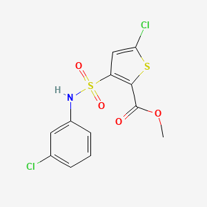 Methyl 5-chloro-3-[(3-chlorophenyl)sulfamoyl]thiophene-2-carboxylate